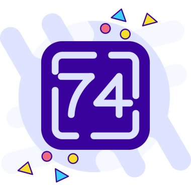 Satır dört dört yonca simgesi beyaz arkaplanda izole edildi. Aziz Patrick Günü 'n kutlu olsun. Renkli taslak konsepti. vektör.