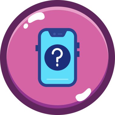 Akıllı çocuk. Web simgesi basit illüstrasyon