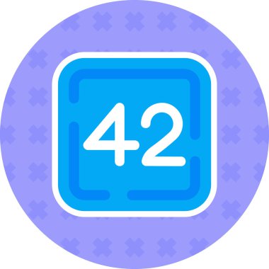 Dijital simgenin vektör modern illüstrasyonu