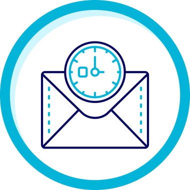 E-posta. Web simgesi basit illüstrasyon