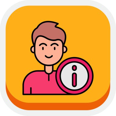 Erkek simge vektör çizim