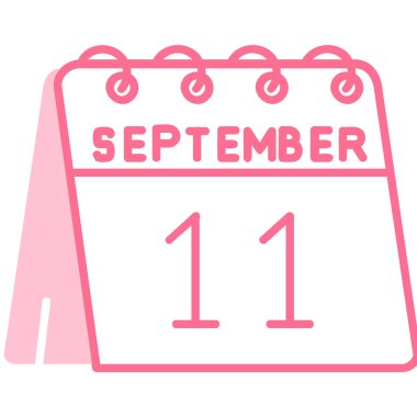 Takvim simgesi tasarımı, vektör illüstrasyonu