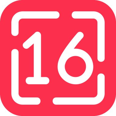 1 numaralı simge vektör illüstrasyon tasarımı