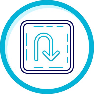 ok simgesi vektör illüstrasyonu