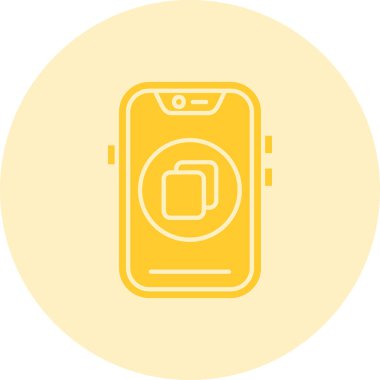 cep telefonu ikonu vektör illüstrasyonu