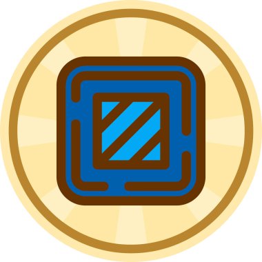 Para simgesi, vektör illüstrasyonu