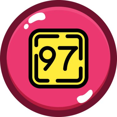 vektör illüstrasyonu, çizgi film simgesi ögesi.