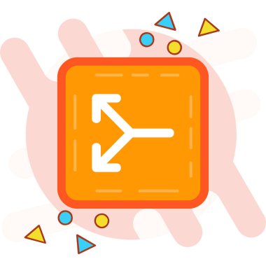 Ok simgesi tasarım vektörü