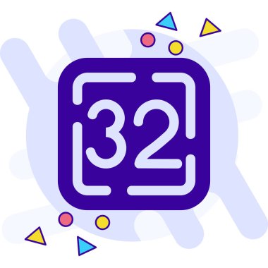 Çizgi Takvimi simgesi beyaz arkaplanda izole edildi. Olay hatırlatma sembolü. Mutlu Noeller ve mutlu yıllar. Renkli taslak konsepti. Vektör.