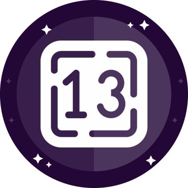 iki numaralı simge, vektör illüstrasyonu