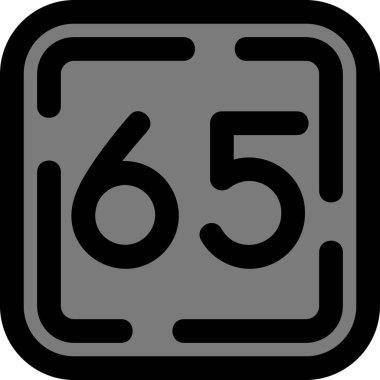 5 numara 6 'nın vektör simgesi