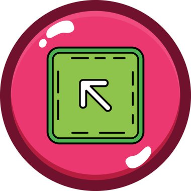 Bir topun tek bir simge tasarımının vektör çizimi