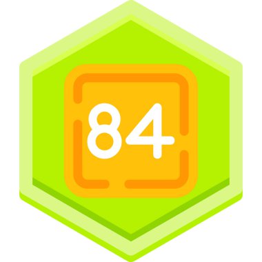 düz biçimli yeşil 3D simge