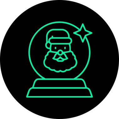 Moda stili izole edilmiş arkaplanda noel simgesi