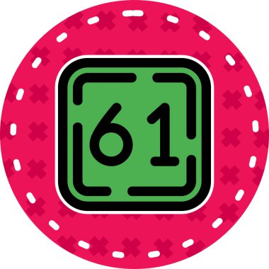 Dosyalanmış taslak biçiminde 8 numaralı kumarhane simgesi