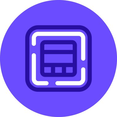 Modern bir simgenin vektör illüstrasyonu