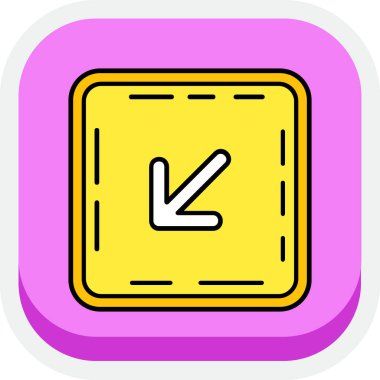 Mavi arkaplan üzerinde taslak çizgi simgesi izole edildi.