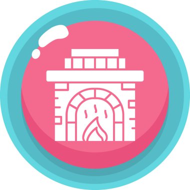 Bina. Web simgesi basit illüstrasyon