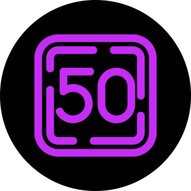 60 derece ikon vektörü. özet çizimi