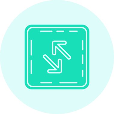 ok simgesi vektör illüstrasyonu