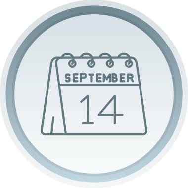 Takvim simgesinin vektör illüstrasyonu