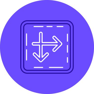 yön ikonu vektör illüstrasyonu