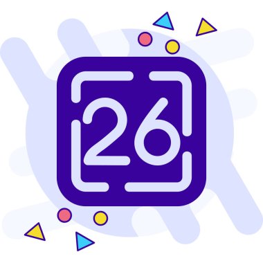 takvim tarihi vektör tasarım şablonu