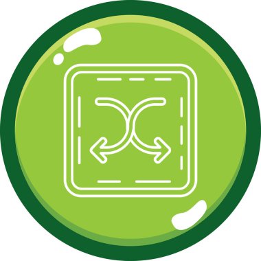 vektör geri dönüşüm simgesi çizimi