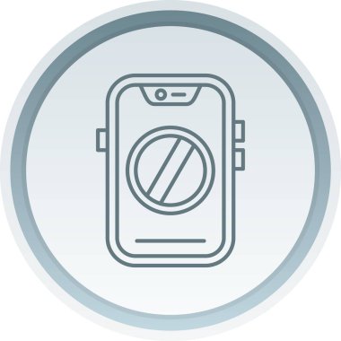 Eşsiz Telefon Vektörü Kabartma Simgesi