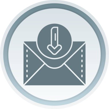 e- posta harf vektörü simgesi