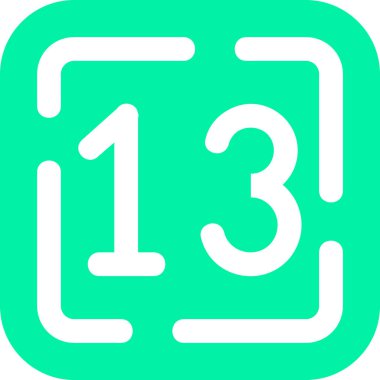 Tek bir simgenin vektör illüstrasyonu