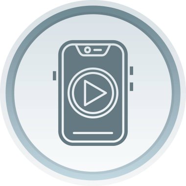 Akıllı saat simgesine sahip akıllı telefon, düz stil