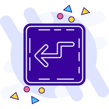 ok yönü simgesi doldurulmuş - taslak biçimi