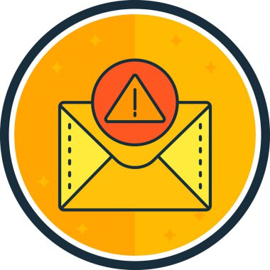 e- posta simgesi. e- posta simgesi vektör illüstrasyonu