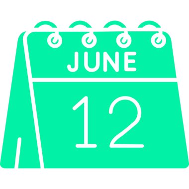 Haziran sembolü vektör tasarımı