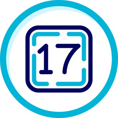 Takvim simgesi vektör illüstrasyonu