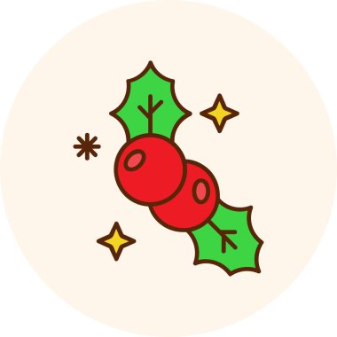 Mutlu noel balosu süsleme vektör çizimi tasarımı