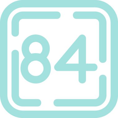 Kişisel ve ticari bir 6 numaralı simgenin çizimi