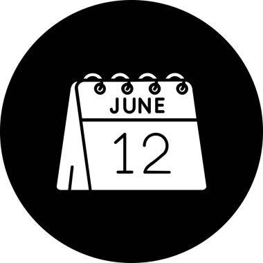 Takvim simgesi, vektör çizimi