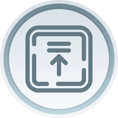 Bir belgenin web simgesinin vektör illüstrasyonu