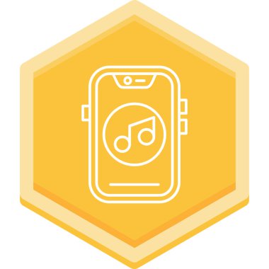 Modern bir simgenin vektör illüstrasyonu