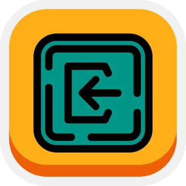 Tek izole edilmiş ok simgesinin vektör illüstrasyonu