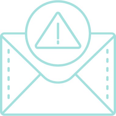 e- posta simgesi vektör illüstrasyonu