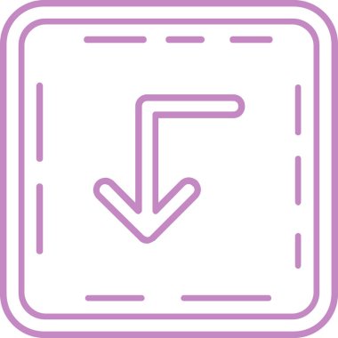 ok simgesinin vektör illüstrasyonu