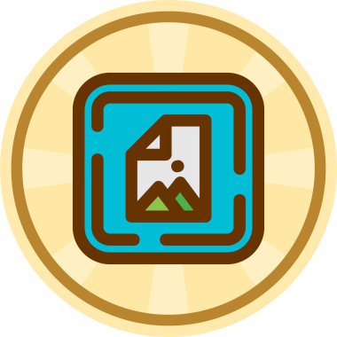 Moda düz tasarımlı harita simgesi izole edildi