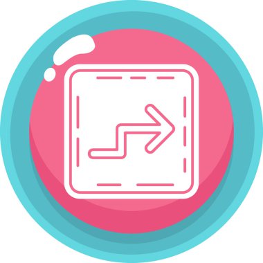 Modern b 'nin vektör illüstrasyonu eksik simgesi