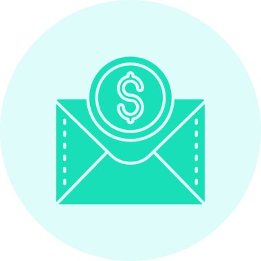 E-posta. Web simgesi basit illüstrasyon