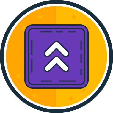 Bir simgenin vektör illüstrasyonu