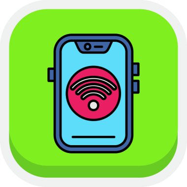 wifi vektör simgesi modern basit vektör çizimi