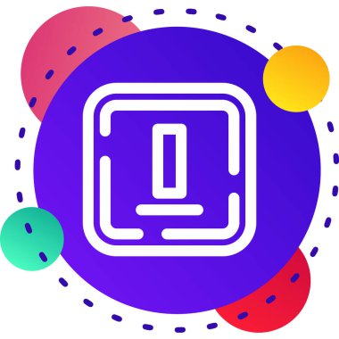 beyaz arkaplanda izole edilmiş renk dikiş makinesi simgesi. Gradyan daire şekilleri. vektör illüstrasyonu